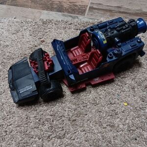 Hasbro Vtg GI Joe 1986 Cobra Dreadnok Thunder Machine Incomplete Missing...